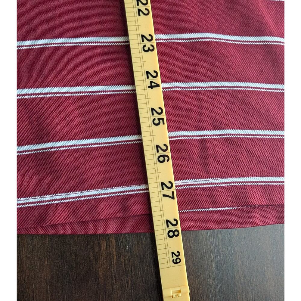Gameday Crimson White Striped Golf Polo Shirt South Carolina Gamecocks XL - Picture 10 of 10